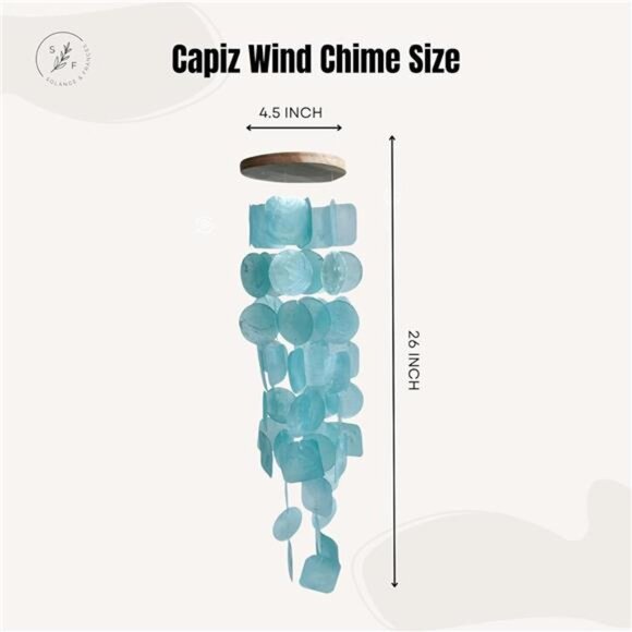 Solange & Frances Wind Chimes for Outside – Gifts for Mom, Ideal Gifts for - Picture 5 of 7